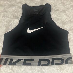 Nike pro dri fit crop top